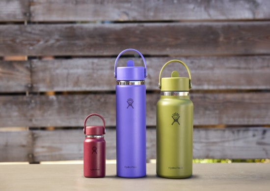 Hőszigetelő palack, rozsdamentes acél, 950ml, "Wide Straw", Palmer Green - Hydro Flask