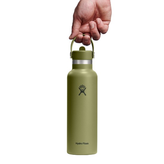 Hőszigetelő palack, rozsdamentes acél, 620ml, "Standard Straw", Palmer Green - Hydro Flask
