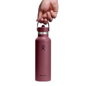 Hőszigetelő palack, rozsdamentes acél, 620ml, "Standard Straw", Burgundy - Hydro Flask