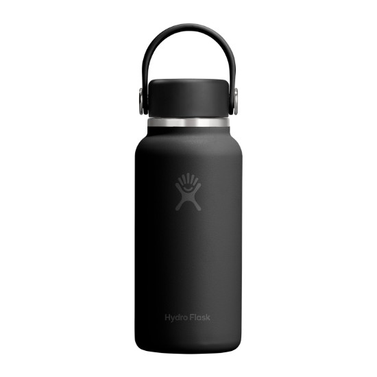 Hőszigetelő palack, rozsdamentes acél, 300ml, "Micro Hydro", Tonal Black - Hydro Flask