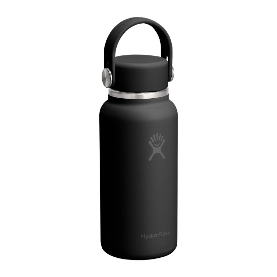 Hőszigetelő palack, rozsdamentes acél, 300ml, "Micro Hydro", Tonal Black - Hydro Flask