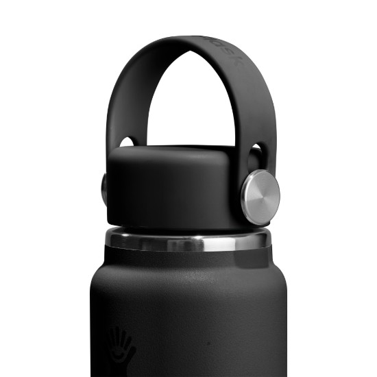 Hőszigetelő palack, rozsdamentes acél, 300ml, "Micro Hydro", Tonal Black - Hydro Flask
