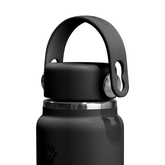 Hőszigetelő palack, rozsdamentes acél, 300ml, "Micro Hydro", Tonal Black - Hydro Flask