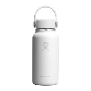 Hőszigetelő palack, rozsdamentes acél, 300ml, "Micro Hydro", Tonal White - Hydro Flask