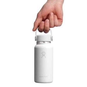 Hőszigetelő palack, rozsdamentes acél, 300ml, "Micro Hydro", Tonal White - Hydro Flask