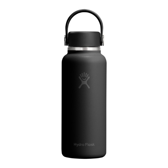 Hőszigetelő palack, rozsdamentes acél, 400ml, "Micro Hydro", Tonal Black - Hydro Flask