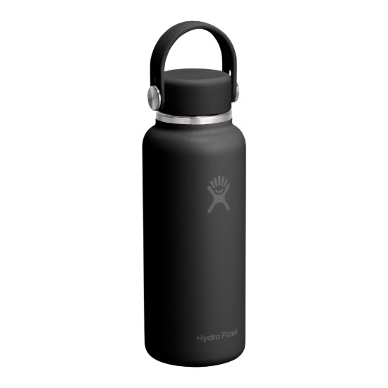 Hőszigetelő palack, rozsdamentes acél, 400ml, "Micro Hydro", Tonal Black - Hydro Flask