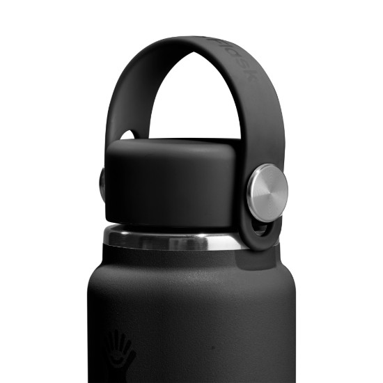Hőszigetelő palack, rozsdamentes acél, 400ml, "Micro Hydro", Tonal Black - Hydro Flask