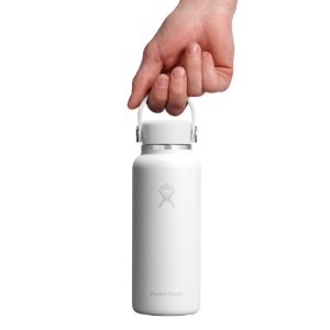 Hőszigetelő palack, rozsdamentes acél, 400ml, "Micro Hydro", Tonal White - Hydro Flask