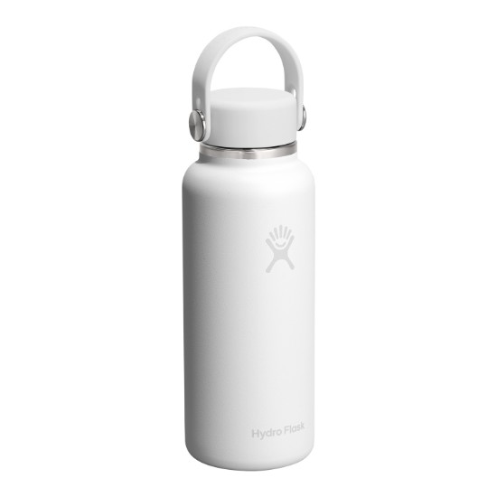 Hőszigetelő palack, rozsdamentes acél, 400ml, "Micro Hydro", Tonal White - Hydro Flask