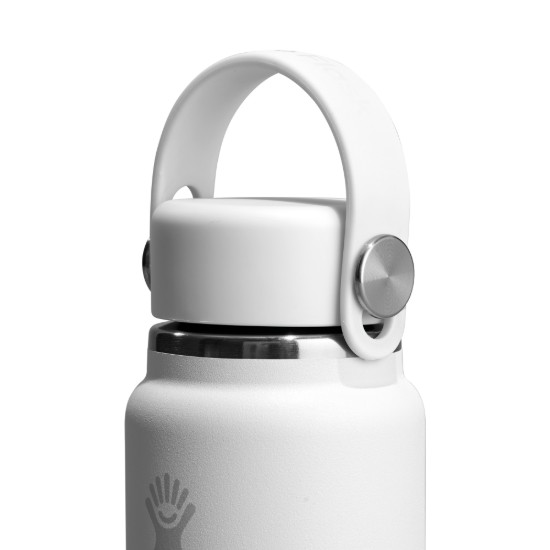 Hőszigetelő palack, rozsdamentes acél, 400ml, "Micro Hydro", Tonal White - Hydro Flask