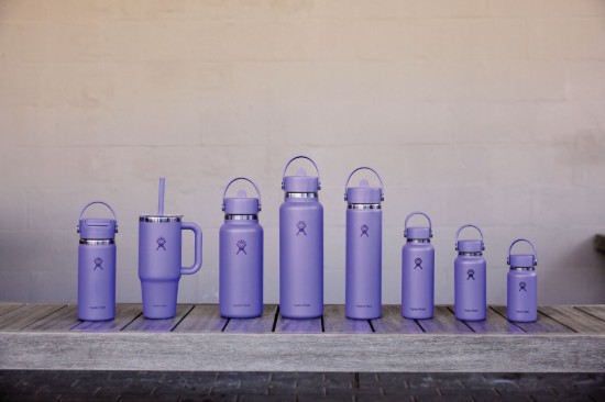 Hőszigetelő palack, rozsdamentes acél, 400ml, "Micro Hydro", Utopia Purple - Hydro Flask