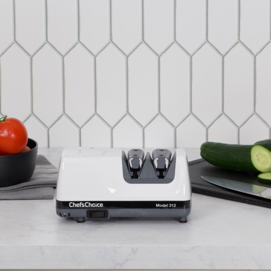 Elektromos késélező Diamond UltraHone Model 312, fehér - Chef's Choice