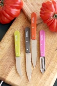 4 részes késkészlet, rozsdamentes acél, "Les Essentiels" - Opinel