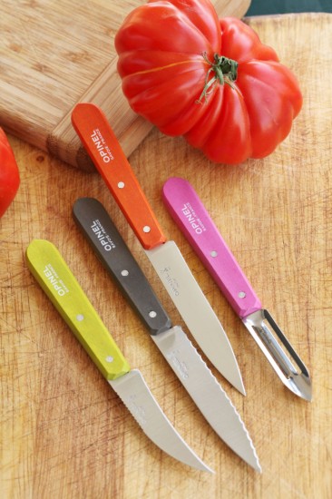 4 részes késkészlet, rozsdamentes acél, "Les Essentiels" - Opinel