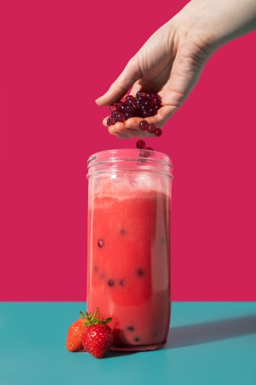 Pohár buborékteához, fedővel és szívószálkal, üvegből, 650 ml – La Cafetière