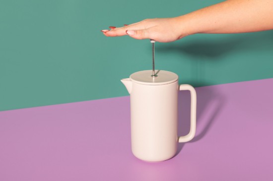 French Press cafetière, kerámia, 1 L, "Arezzo", Latte – La Cafetière
