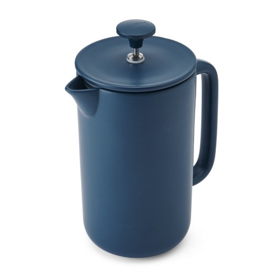 French Press cafetière, kerámia, 1 L, "Arezzo", Navy – La Cafetière