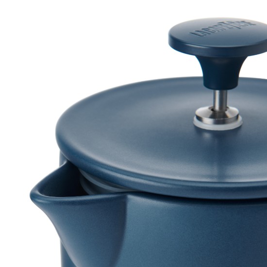 French Press cafetière, kerámia, 1 L, "Arezzo", Navy – La Cafetière