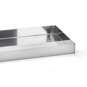 Téglalap alakú Genoise forma, rozsdamentes acél, 40 x 30 cm - De Buyer