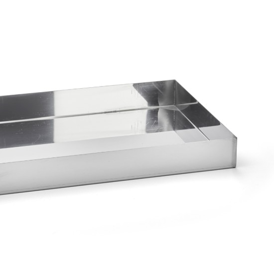 Téglalap alakú Genoise forma, rozsdamentes acél, 40 x 30 cm - De Buyer