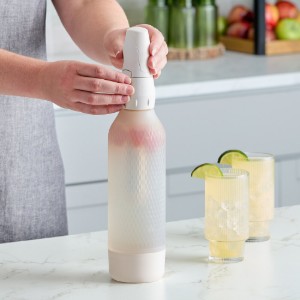 Twist'n Sparkle Virtuoso szénsavasvíz-készítő kezdőkészlet, 950 ml, Ivory - iSi