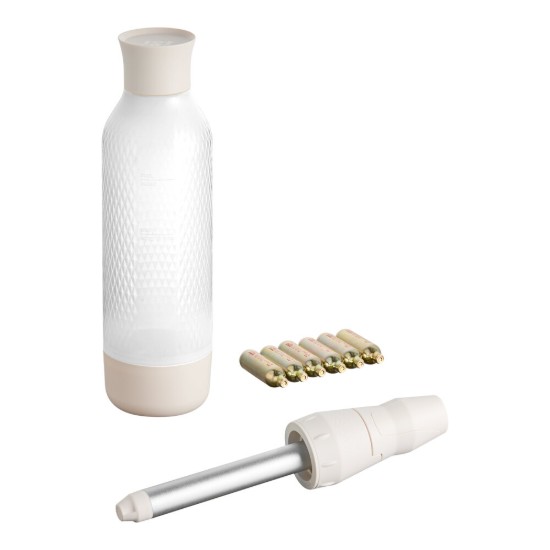 Twist'n Sparkle Virtuoso szénsavasvíz-készítő kezdőkészlet, 950 ml, Ivory - iSi