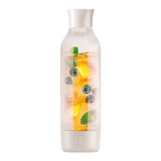 Twist'n Sparkle Virtuóz szénsavas palack, 950 ml, Ivory - iSi