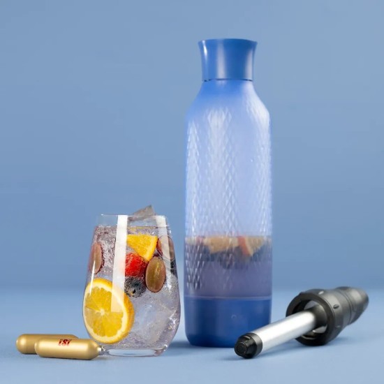 Twist'n Sparkle Virtuóz szénsavas palack, 950 ml, Wave - iSi