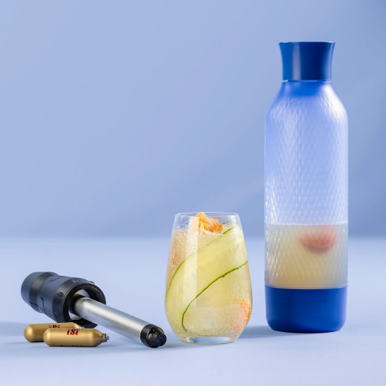 Twist'n Sparkle Virtuóz szénsavas palack, 950 ml, Wave - iSi