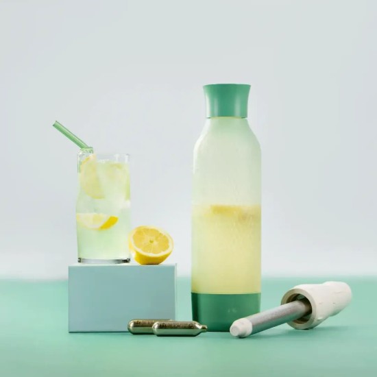 Twist'n Sparkle Virtuóz szénsavas palack, 950 ml, Sage - iSi
