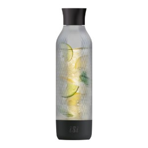 Twist'n Sparkle Virtuóz szénsavas palack, 950 ml, Onyx - iSi