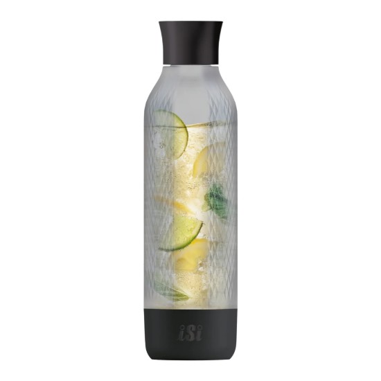 Twist'n Sparkle Virtuóz szénsavas palack, 950 ml, Onyx - iSi