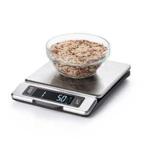 Elektronikus konyhai mérleg, rozsdamentes acél, 5 kg - OXO