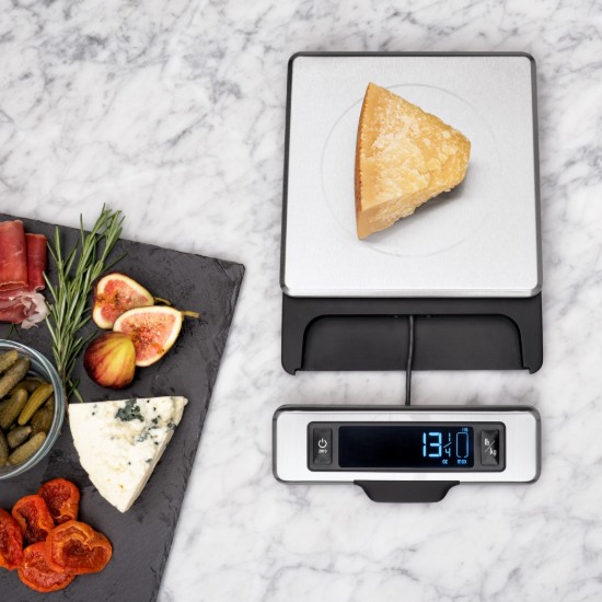 Elektronikus konyhai mérleg, rozsdamentes acél, 5 kg - OXO