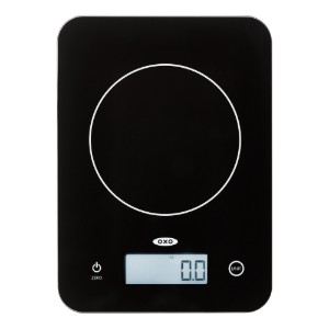 Elektronikus konyhai mérleg, üvegből, 5 kg - OXO