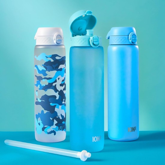 Újrafelhasználható szívószál, recyclon™, L méretű, átlátszó - Ion8