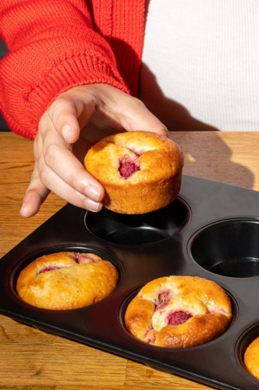 6 rekeszes muffinformálca, fém, GLIDE - Pyrex