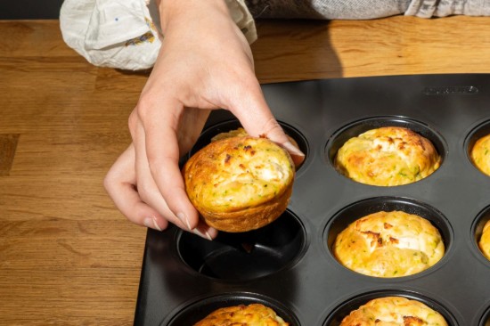 12 rekeszes muffinformálca, fém, GLIDE - Pyrex