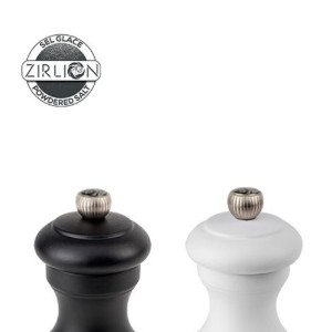 2 darabos só- és borsőrlő készlet, 10 cm, "Bistro Z", White&Black - Peugeot
