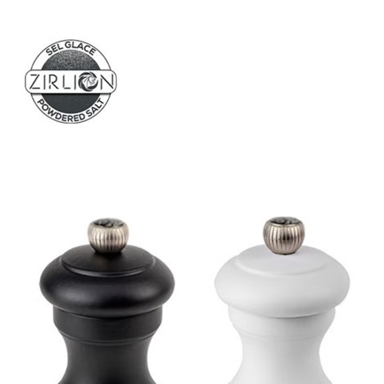 2 darabos só- és borsőrlő készlet, 10 cm, "Bistro Z", White&Black - Peugeot