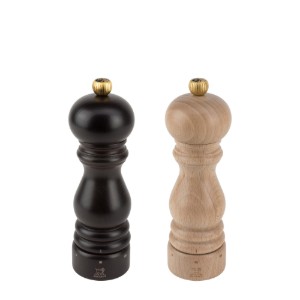 2 darabos só- és borsőrlő készlet, 18 cm, "Paris u'Select Z", Chocolate&Natural - Peugeot