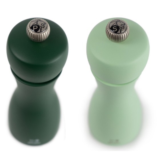 2 darabos só- és borsőrlő készlet, 15 cm, "Tahiti Water Z", Moss&Mint - Peugeot