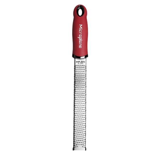 Klasszikus reszelő, sebészeti rozsdamentes acél, 32,5 cm, Pomegranate Red - Microplane