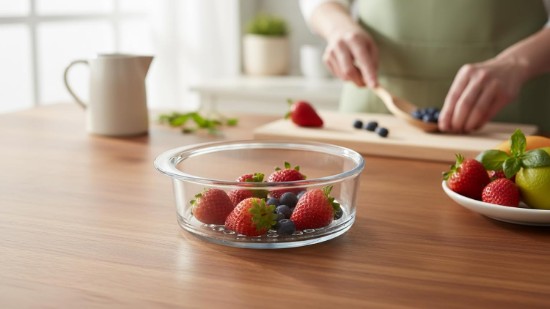 Párolóedény, 24 cm, üveg - AMT Gastroguss