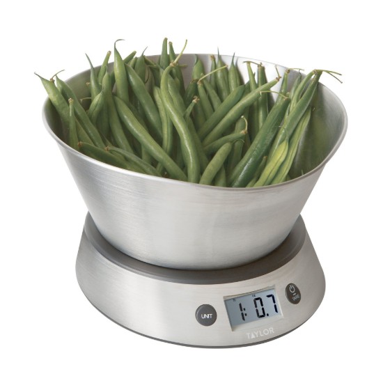 Konyhai mérleg tállal, 5 kg - Taylor Pro