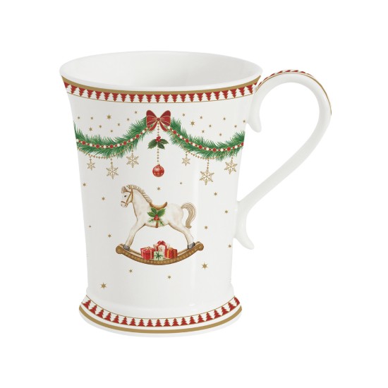 2 darabos porcelán bögrekészlet, 300ml, "Magie de Noel" - Easy Life