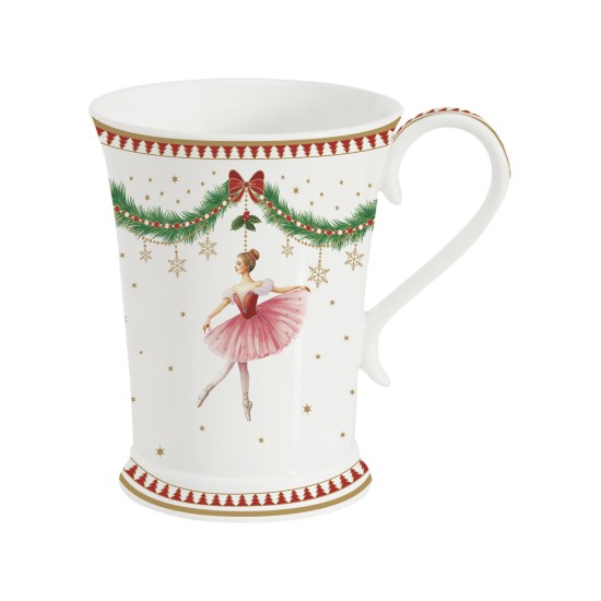 2 darabos porcelán bögrekészlet, 300ml, "Magie de Noel" - Easy Life