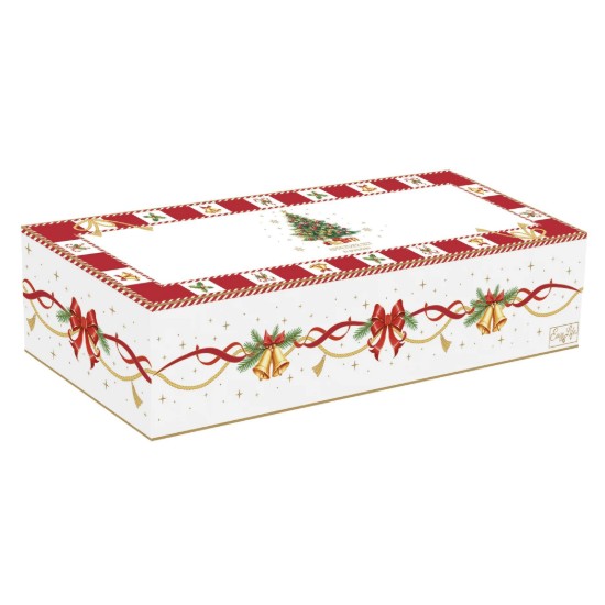 3 darabos előétel tál szett, bambusz tálcával, "Christmas Tale" - Easy Life