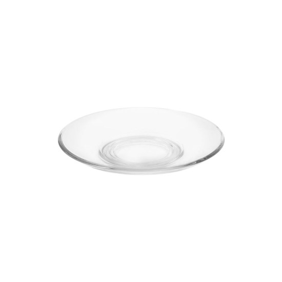 "Indro" csészealj cappuccino csészéhez, üvegből, 15 cm - Borgonovo